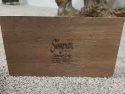 Simpich Nativity Dolls Mary, Joseph, Baby Jesus & Rare Stable