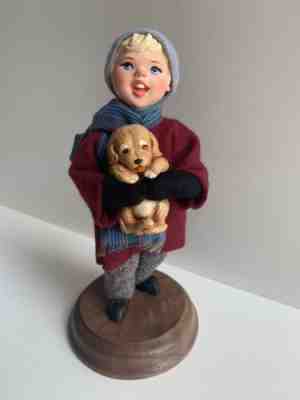 Simpich Character Doll Cobblestone Kids Nicky w/ Puppy Dog